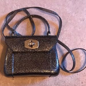 Furla Mini Candy Black & Silver Jelly Bag